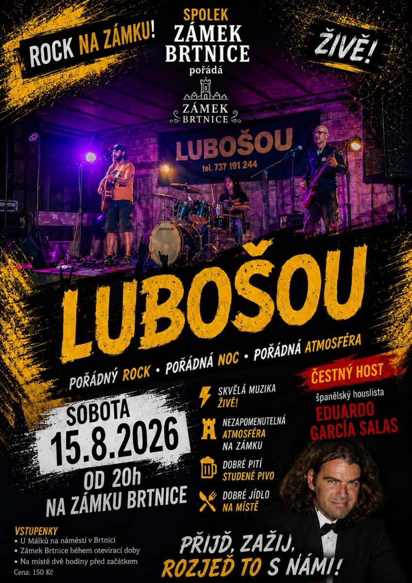 Lubošou na zámku Brtnice