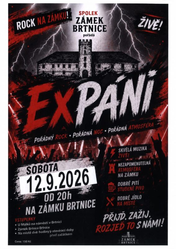Expáni na zámku Brtnice